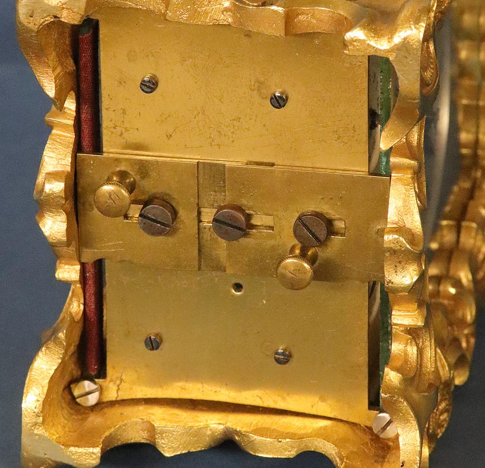 Orologio da carrozza francese a un pezzo del 1845 ca. di Berrolla in vendita 1