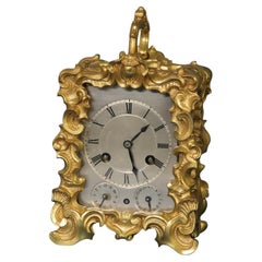 Orologio da carrozza francese a un pezzo del 1845 ca. di Berrolla