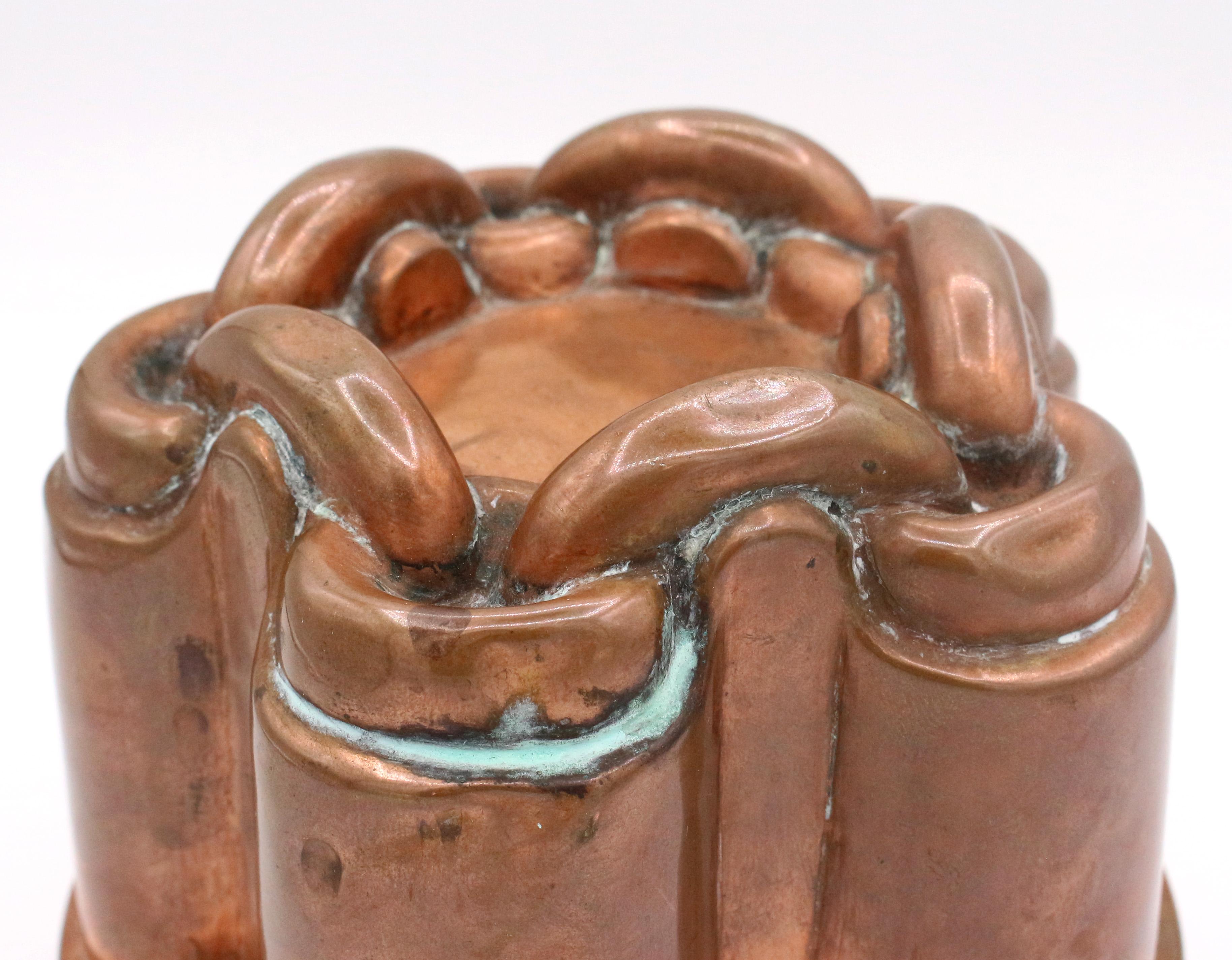 c.1860-75 English Copper Jelly Mold by Benham 2