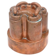 Antique c.1860-75 English Copper Jelly Mold by Benham