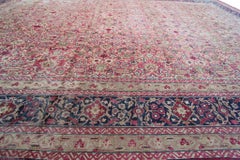 c1870 Pink Antique Lavar Kermanshah Fine Geometric Rug 11x17ft 138cm x 519cm