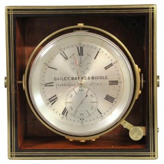 C.1875 Englisches 8-Tage-Chronomometer im Ausstellungsstil von Poole