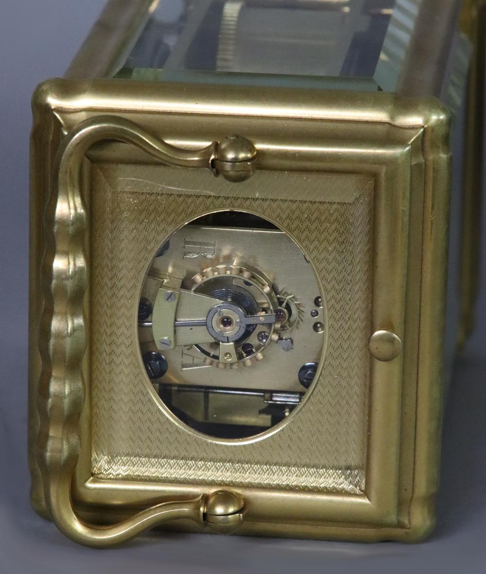 Français Horloge à chariot à quart-de-striking française de Breguet, datant de 1876 en vente