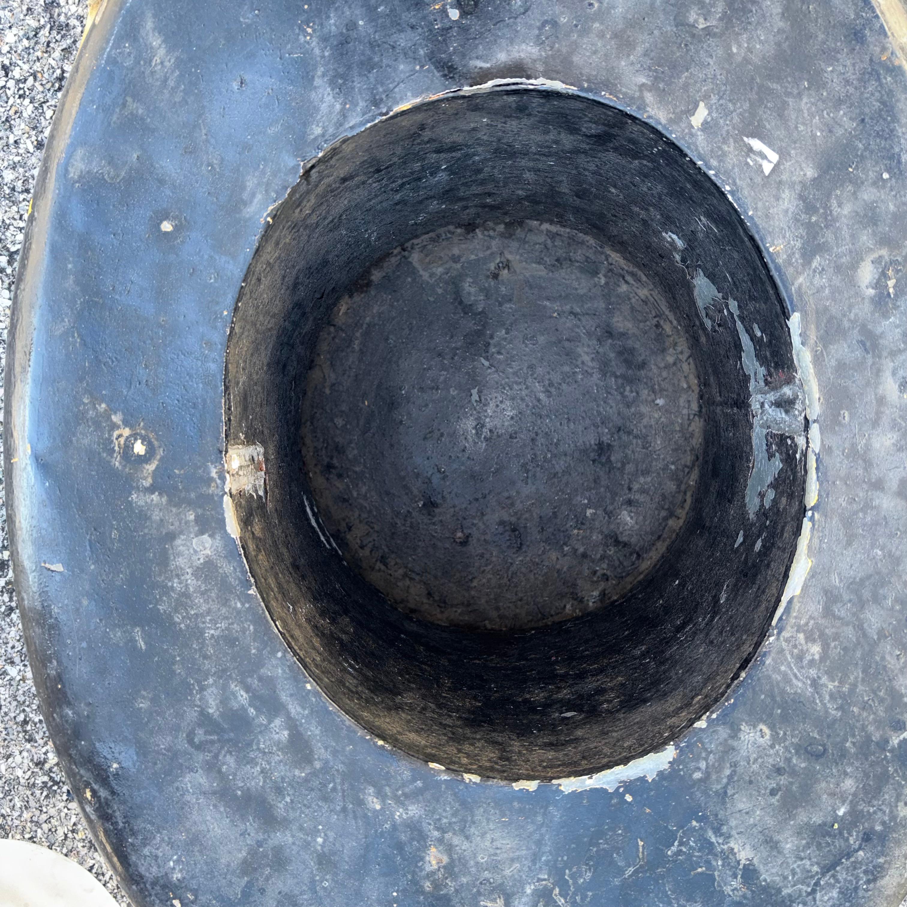 C.1880 Arte popular americano Letrero de sombrerero con sombrero de copa en venta 4