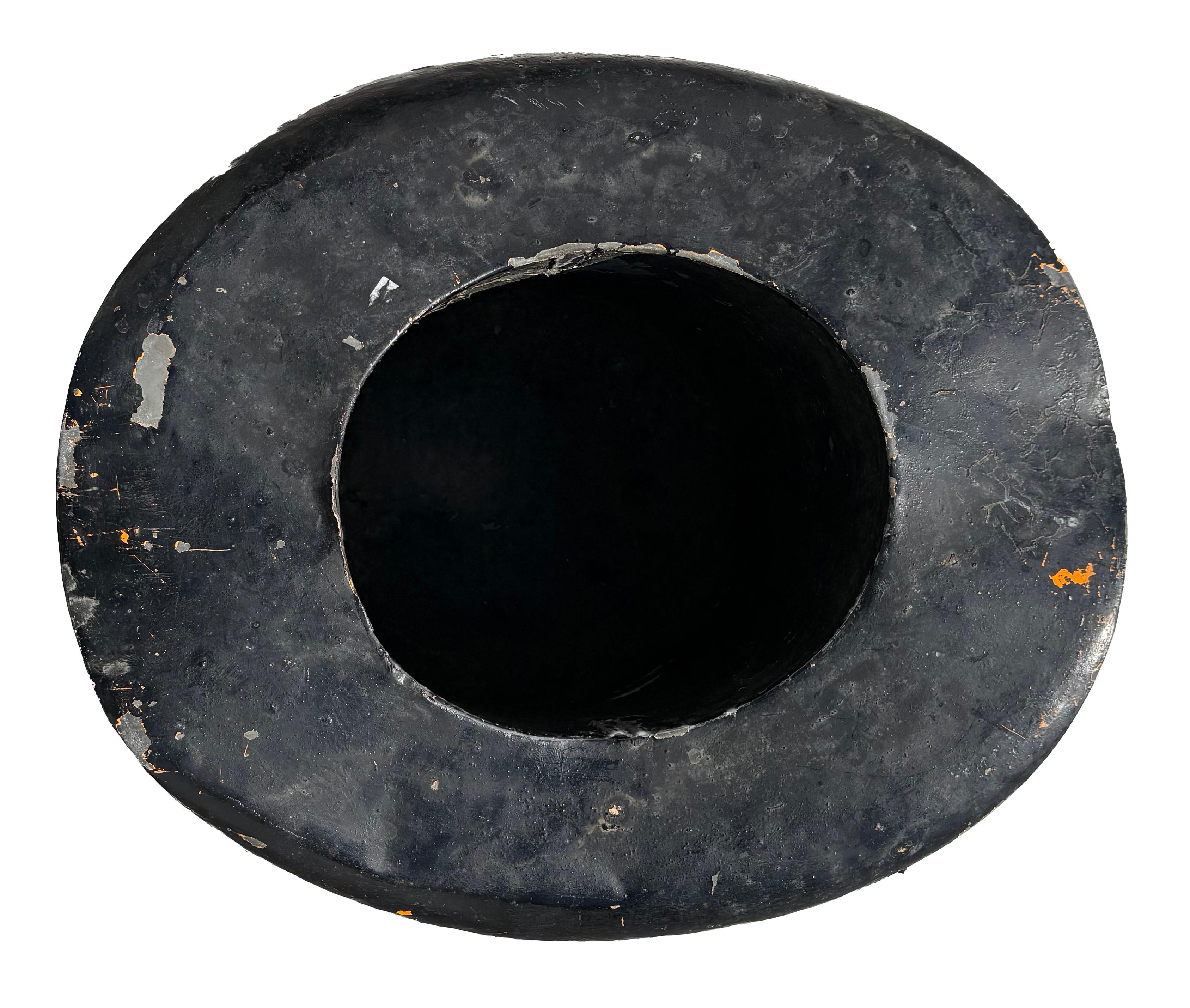 C.1880 Arte popular americano Letrero de sombrerero con sombrero de copa en venta 1