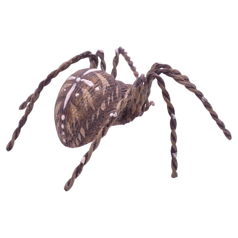 C1880 Austrian Bronze Realistic Tarantula Spider 9
