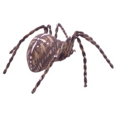 Antique C1880 Austrian Bronze Realistic Tarantula Spider