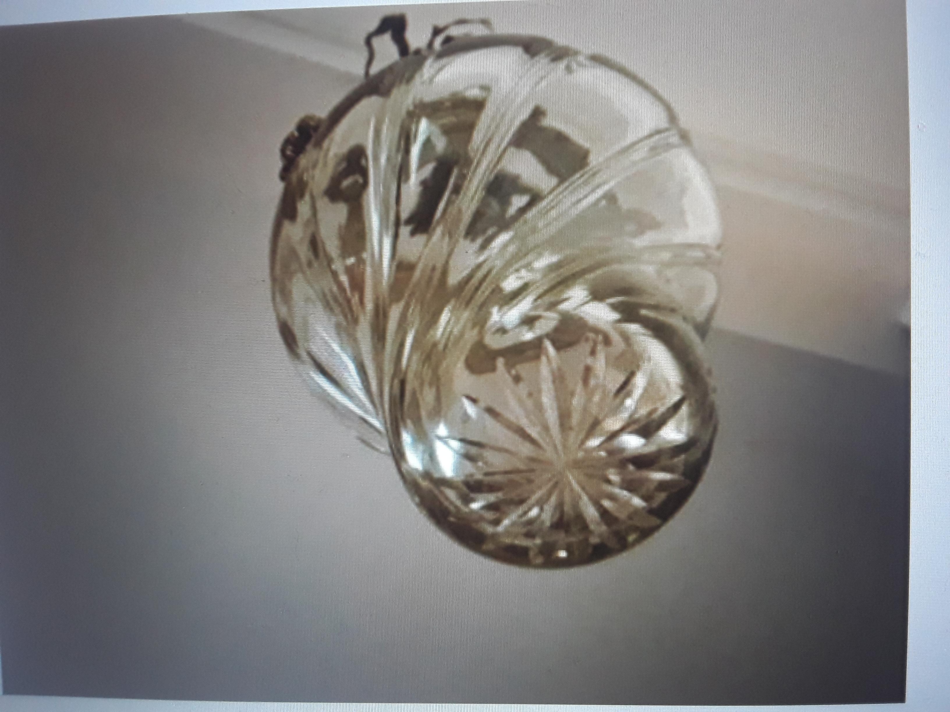 c1880 French Napoleon III Crystal&Gilt Bronze Ceiling Fixture / Chandelier For Sale 2
