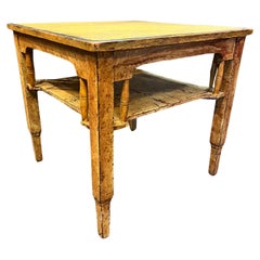 Antique c.1880s Primitive Farmhouse Coffee Table, Rustic, Arts and Crafts