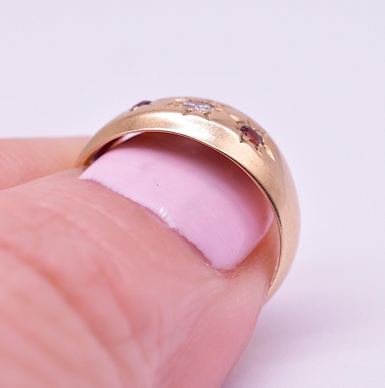 8 point star ring