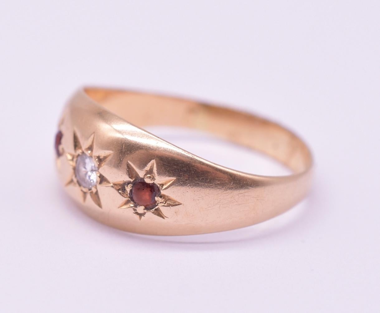 8 pointed star ring