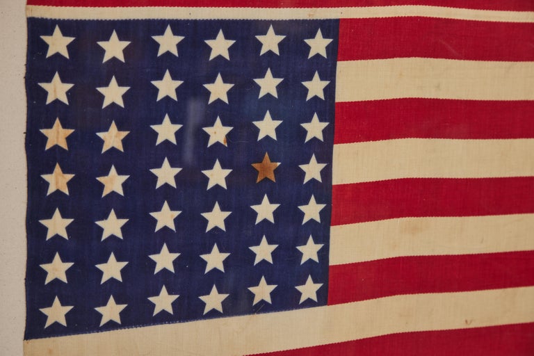 c1890 42 Star American Uncut Flags Washington State For Sale 2