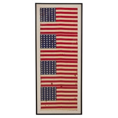 Used c1890 42 Star American Uncut Flags Washington State