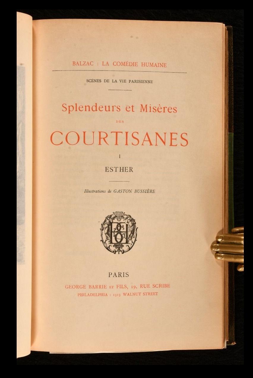 c1895-9 La Comédie Humaine In Good Condition For Sale In Bath, GB