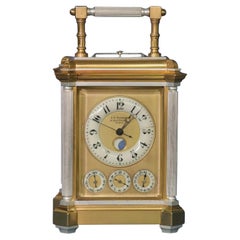 c.1895 French Carriage Clock with Complications by Rodanet