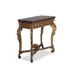 C18th Giltwood & Marble Top Pier Table