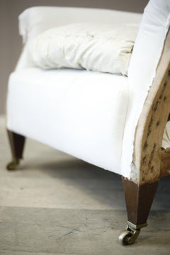 c.1900 deep seated country house armchair