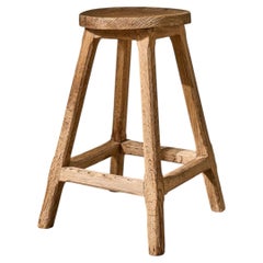 um 1900 trocken Eiche Hocker Beistelltisch