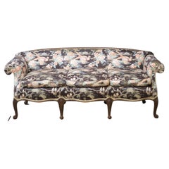 C.1900 English Country House Sofa with Cabriole Legs