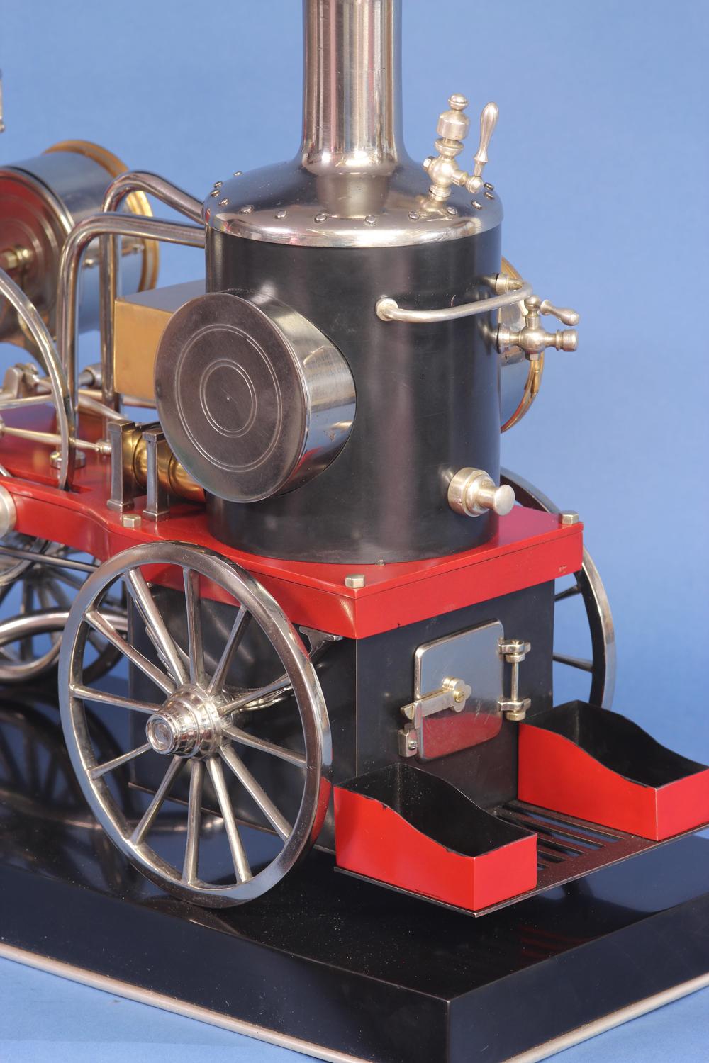 Inv. #: f302

Case: 
The red painted, silvered and gilt-bronze case stands on a black Belgian marble base and depicts an early 20th century horse drawn steam powered fire engine. It has ‘D.H. Depose’ engraved on a silvered plaque and has a hinged