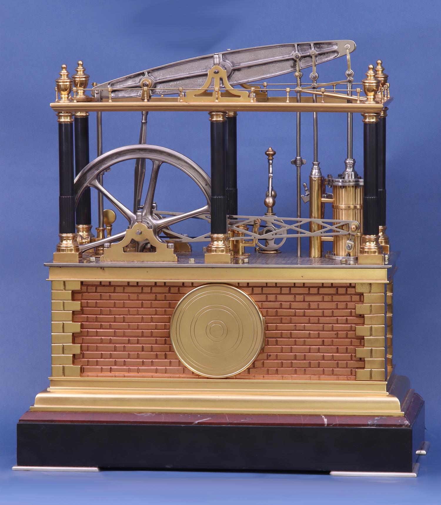 20th Century c.1900 Rare French 6-Column Automated Industrial Clock. 