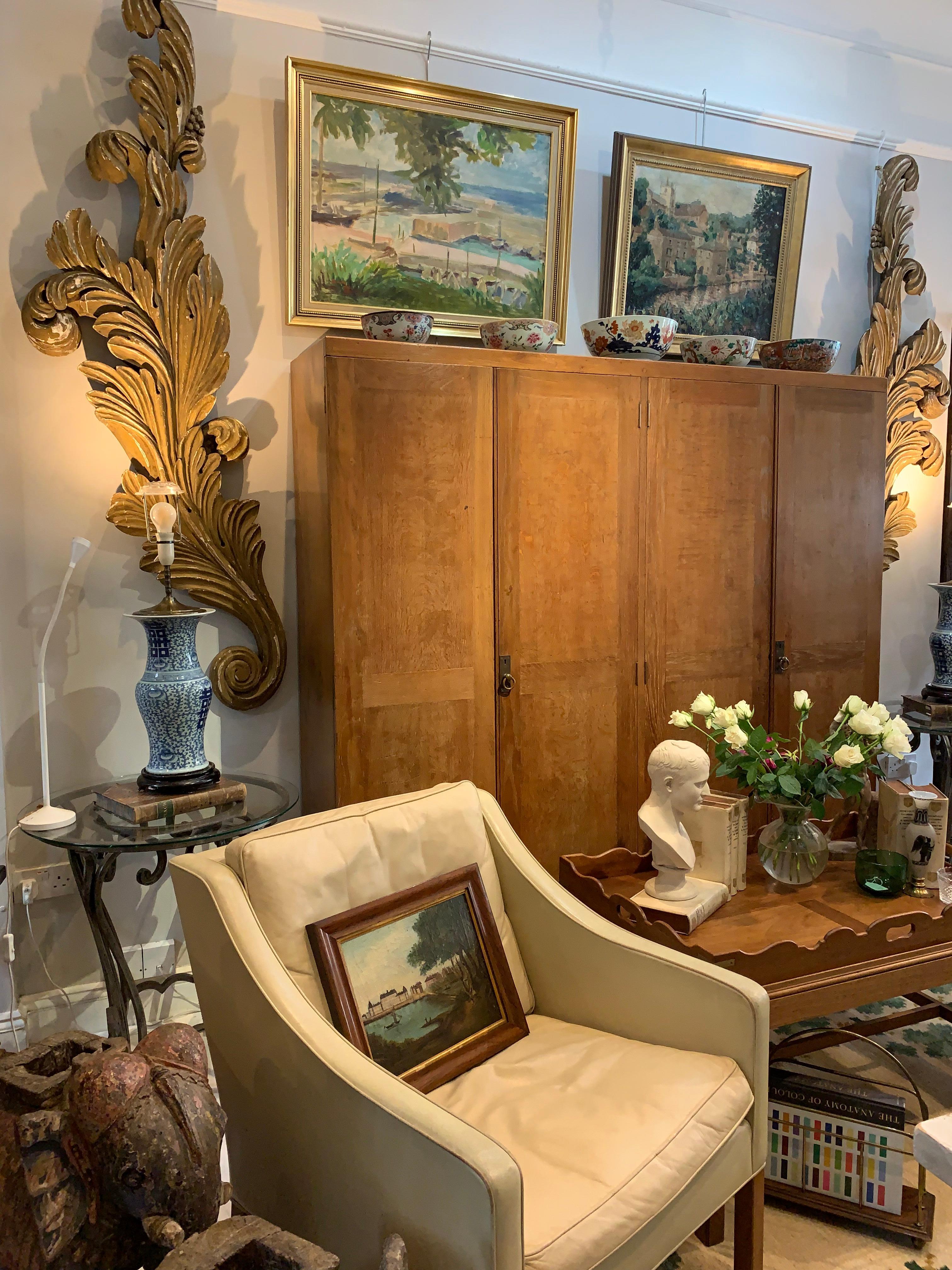 Armadio a quattro ante in Oak inglese del 1900 in vendita 2