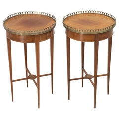 C1900s Gustavian style mahogany side tables