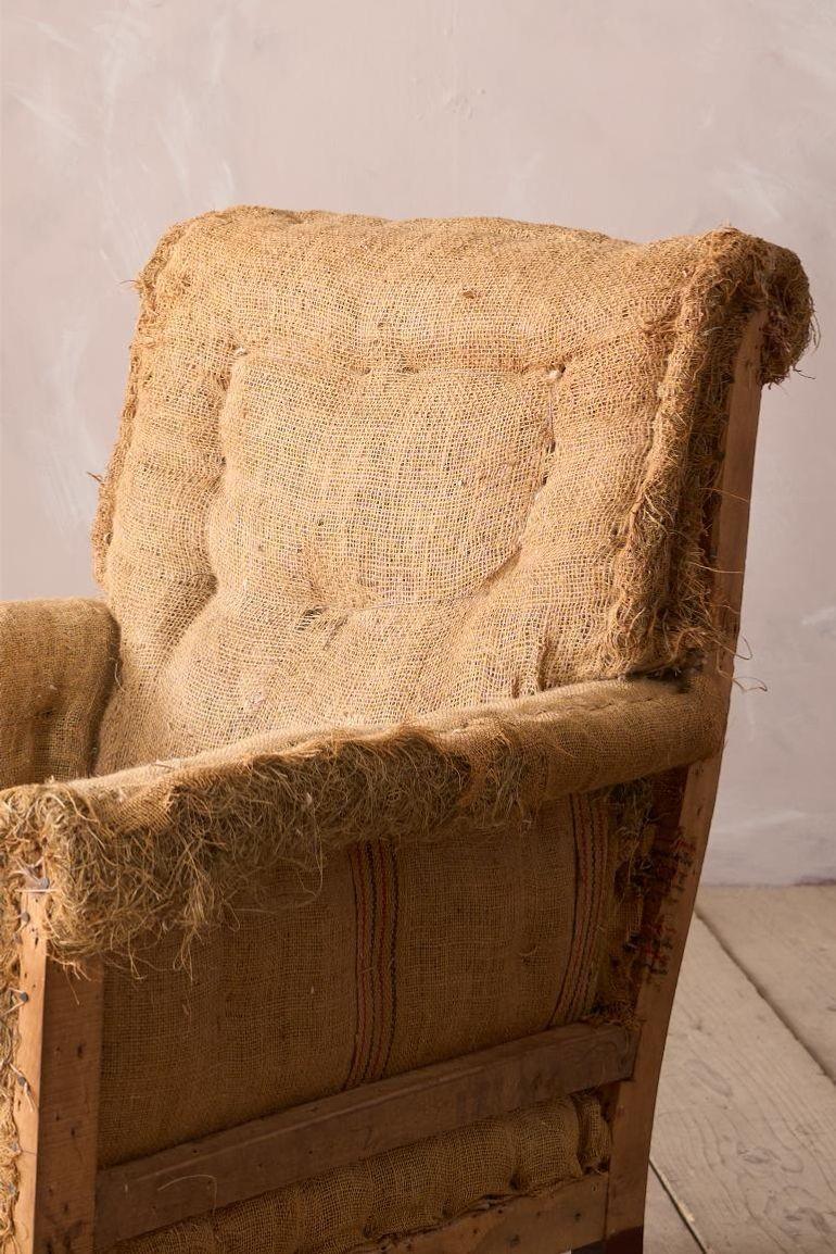 c.1910 Edwardian scroll back armchair In Good Condition In Malton, GB