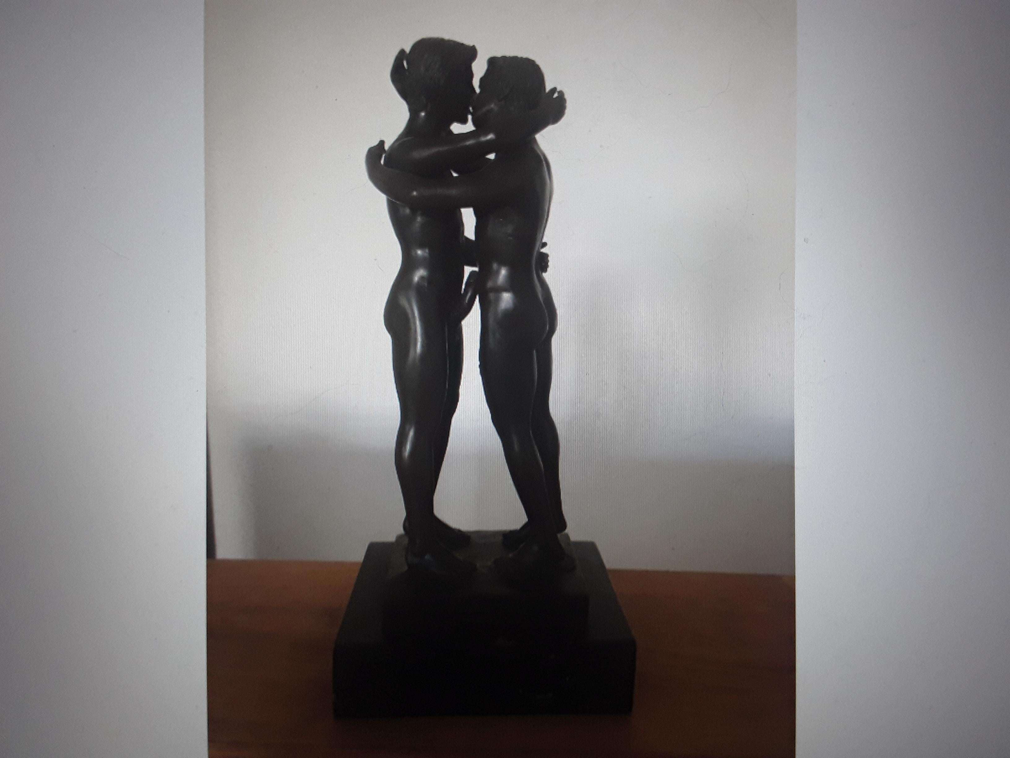 Très rare sculpture originale en bronze vers 1910 