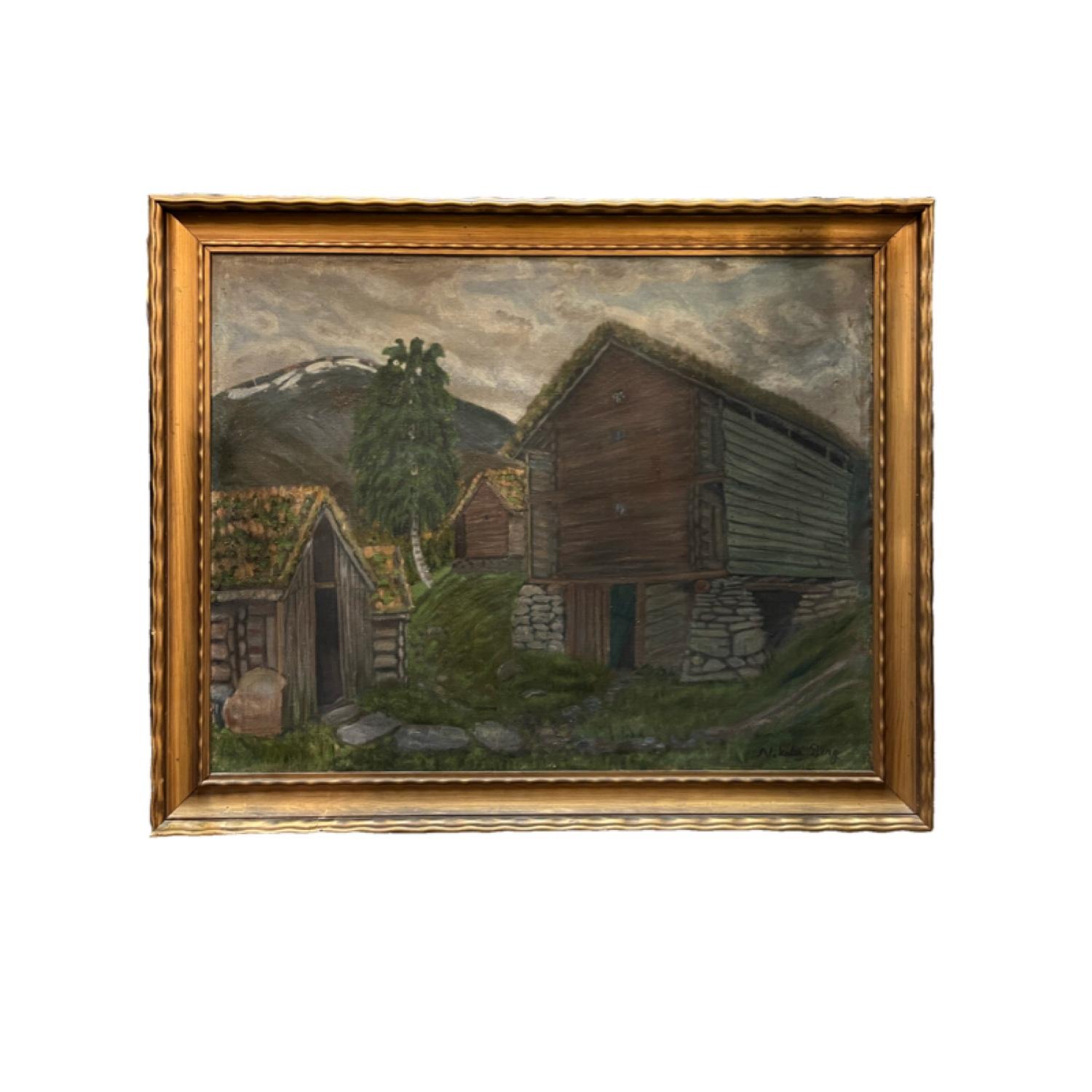 ca. 1910 Ölgemälde 