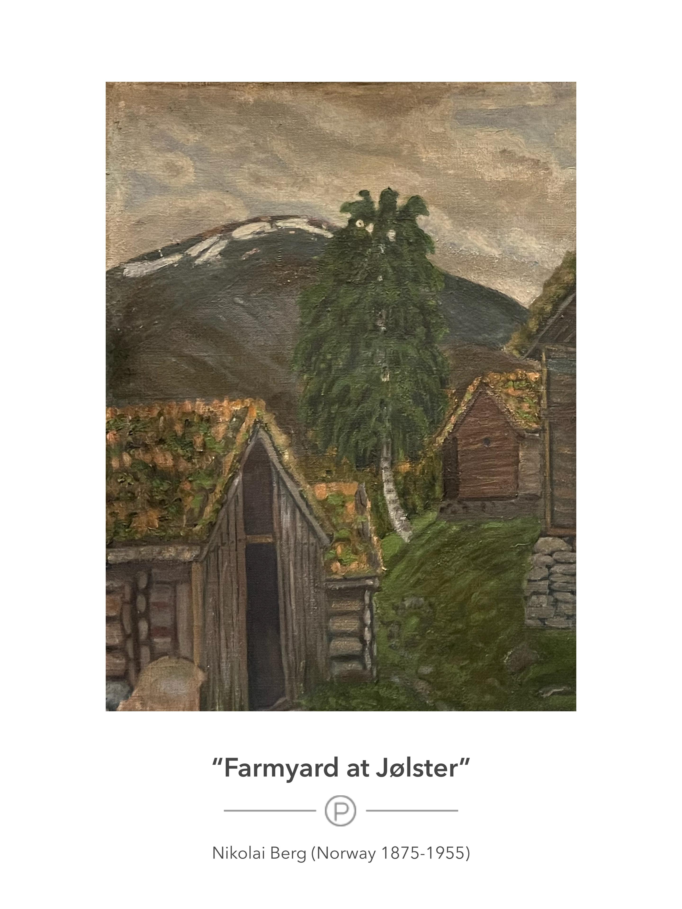 ca. 1910 Ölgemälde 