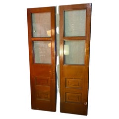 C1910 Pair of Vestibule Doors in Solid Clear Fir