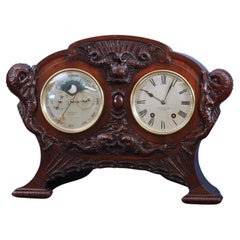 c.1910 Rare Double Dial Clock with Perpetual Calendar by Tiffany & Co., Makers.