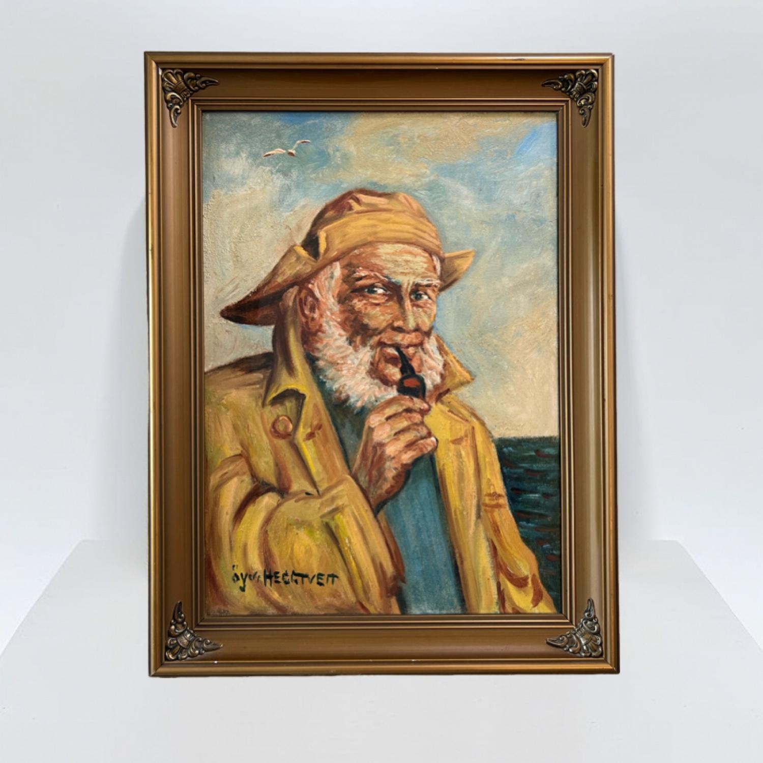 Stunning Norwegian National Romance Style Portrait Painting - 