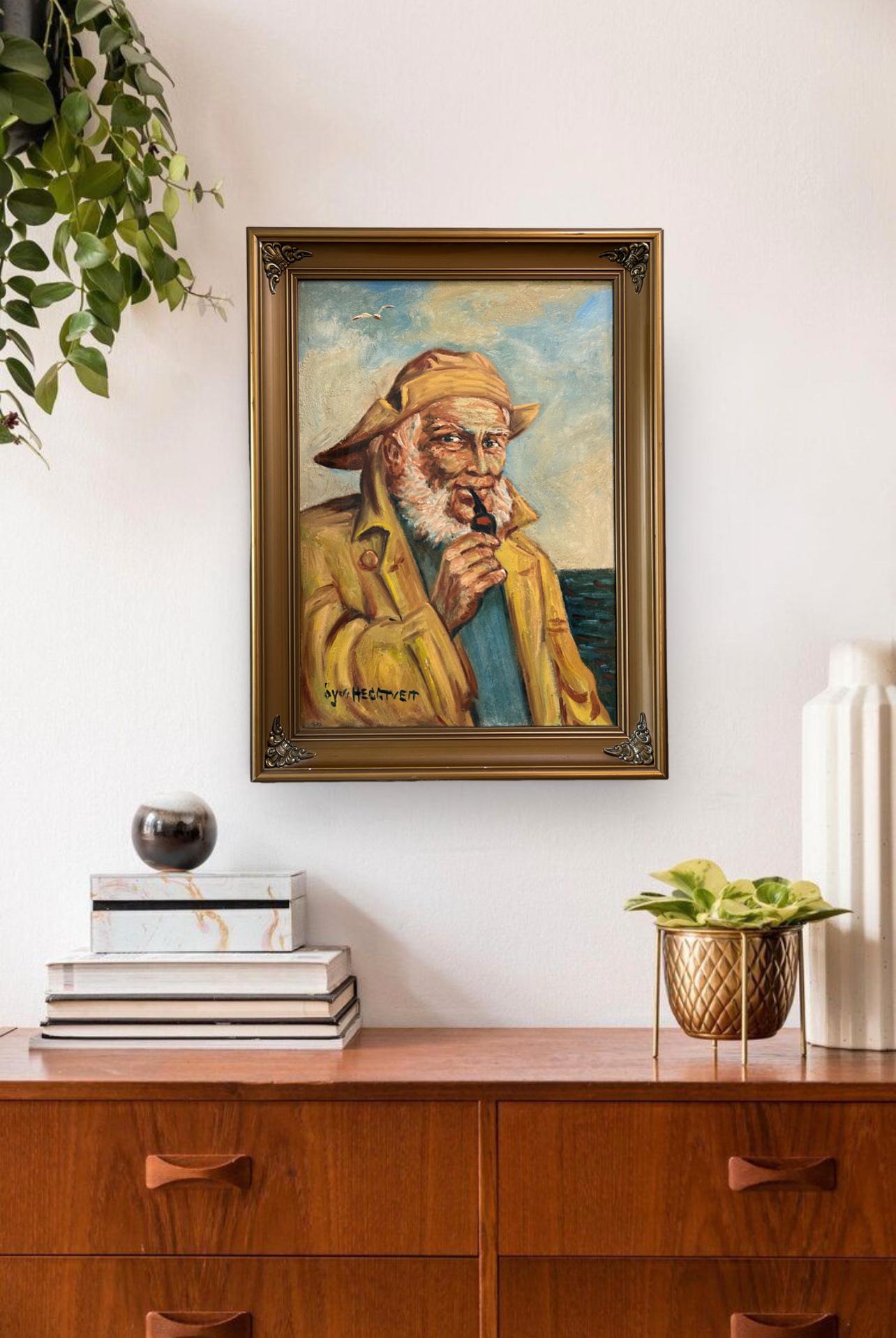 Hand-Crafted c.1920/30s Oil painting 