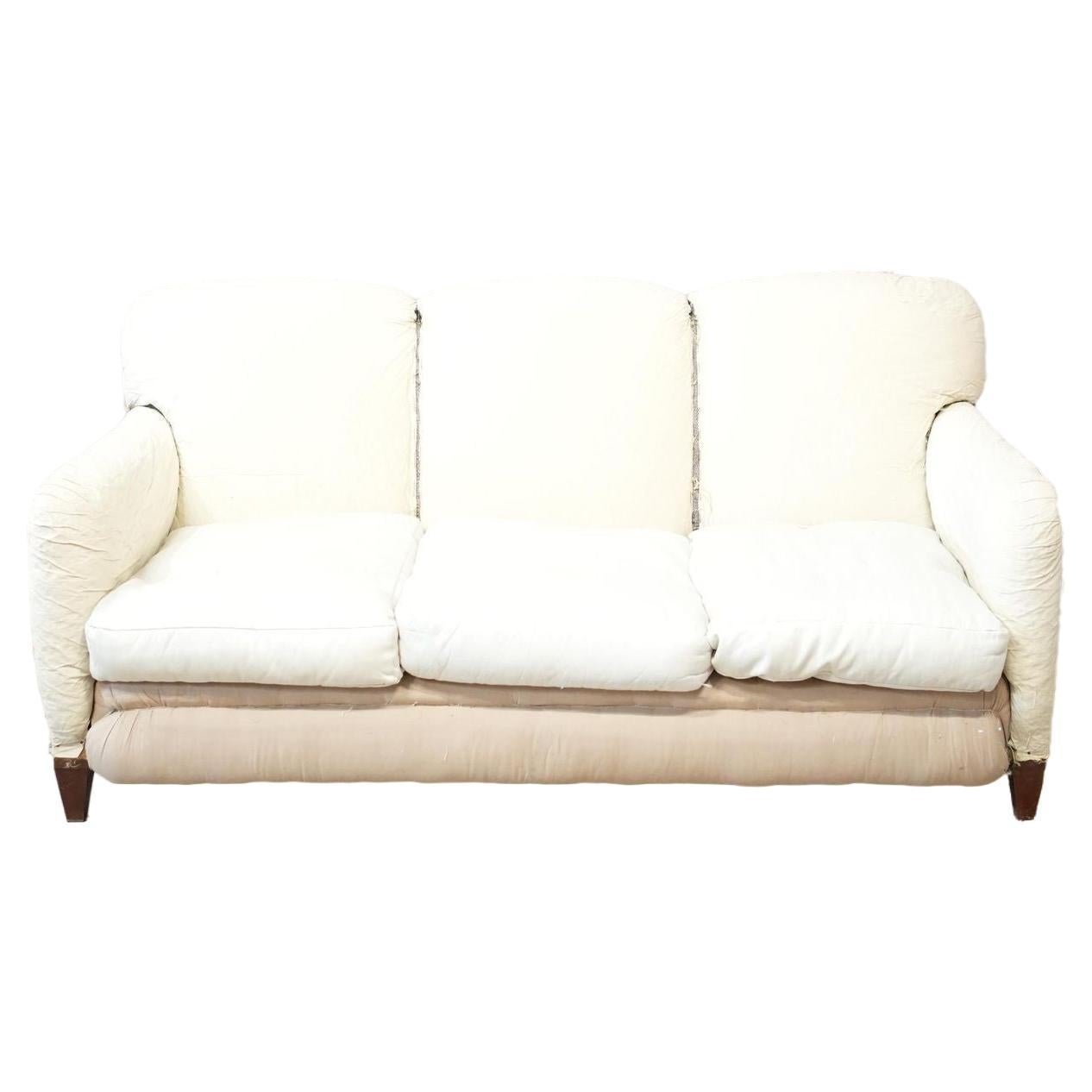 c.1920 English country house three seater sofa