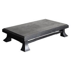 C.1920s Charred Cedar Japanese Coffee/Tea Table