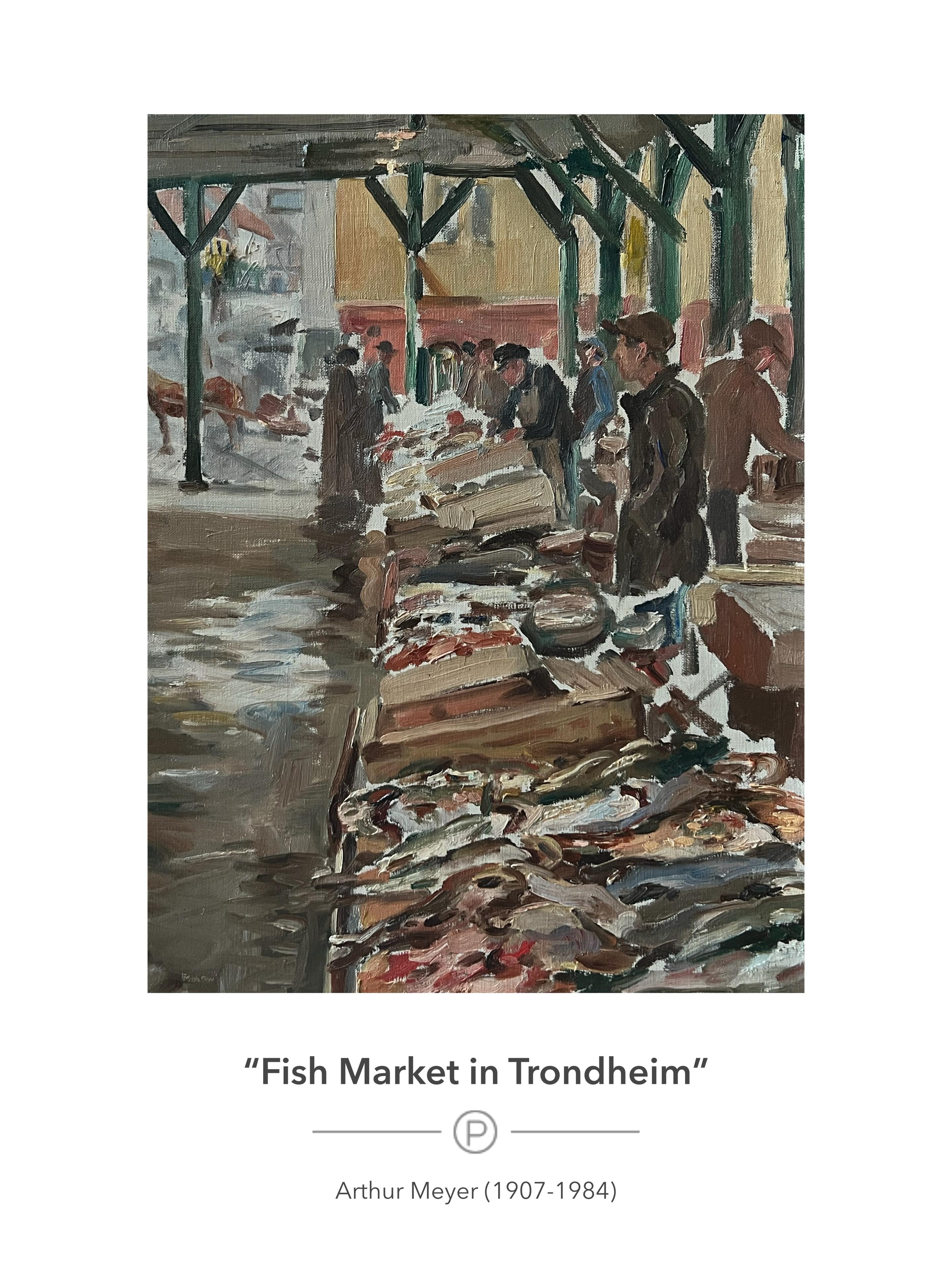 Hand-Crafted c.1930/40s Oil Painting 