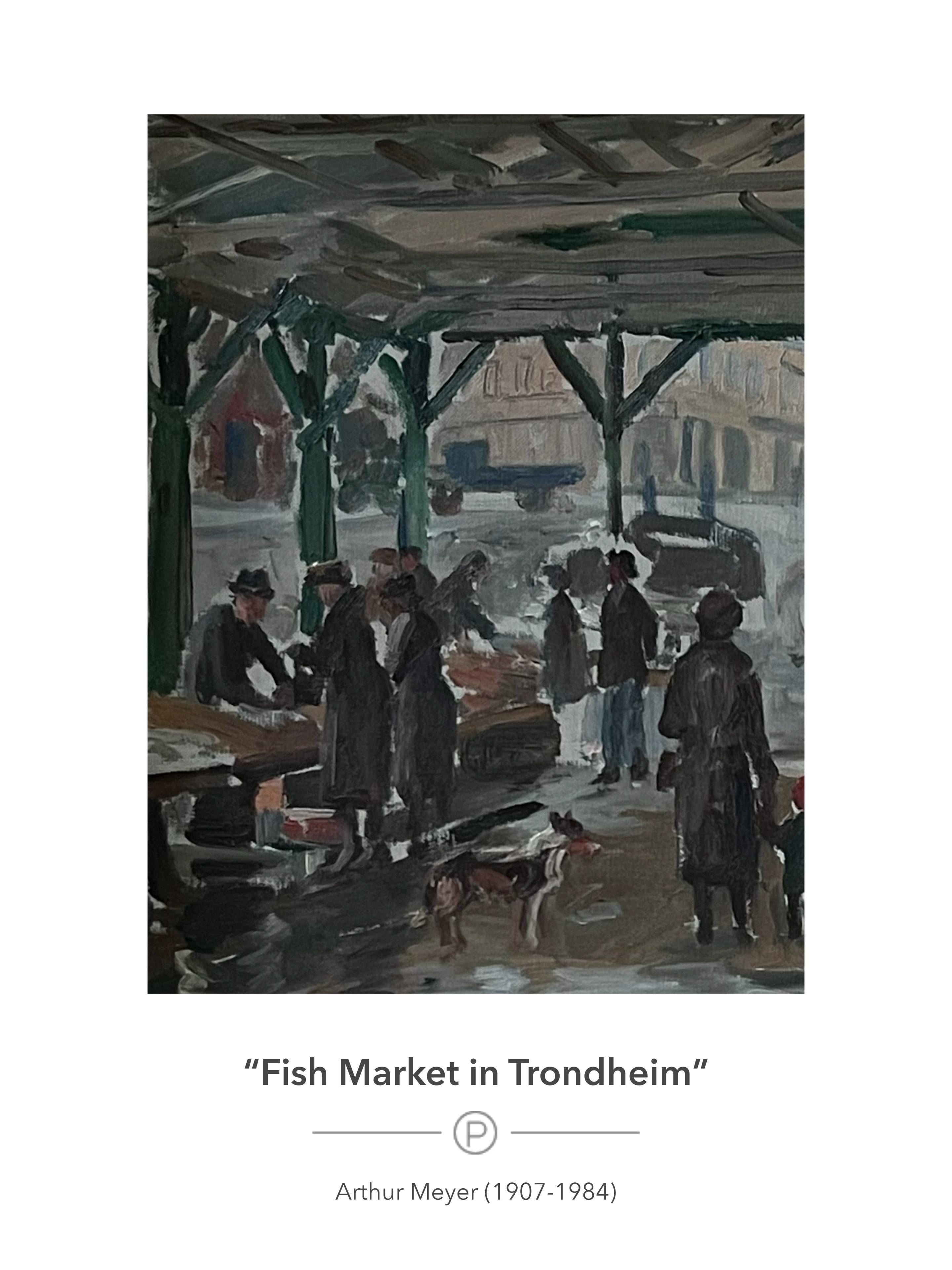 Canvas c.1930/40s Oil Painting 