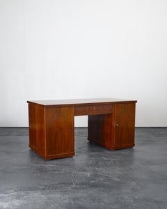C.1930s Czech Deco/Modernist Pedestal Desk