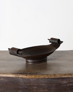 C.1930s French Hammered Iron Centrepiece Bowl