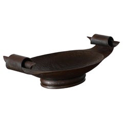 C.1930s French Hammered Iron Centrepiece Bowl
