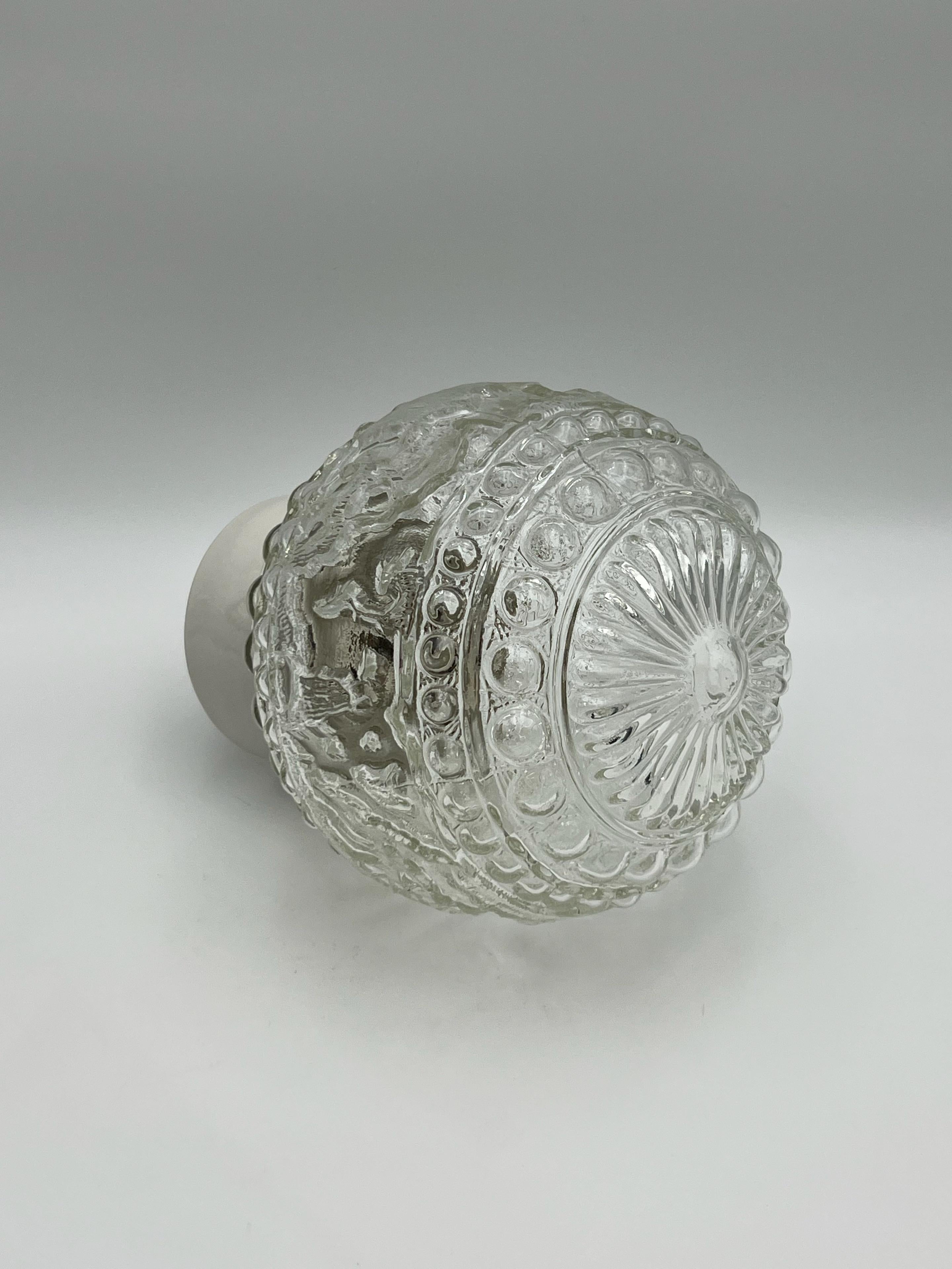 c.1940/50s Scandinavian Flush Mount Ceiling Lamp For Sale 6