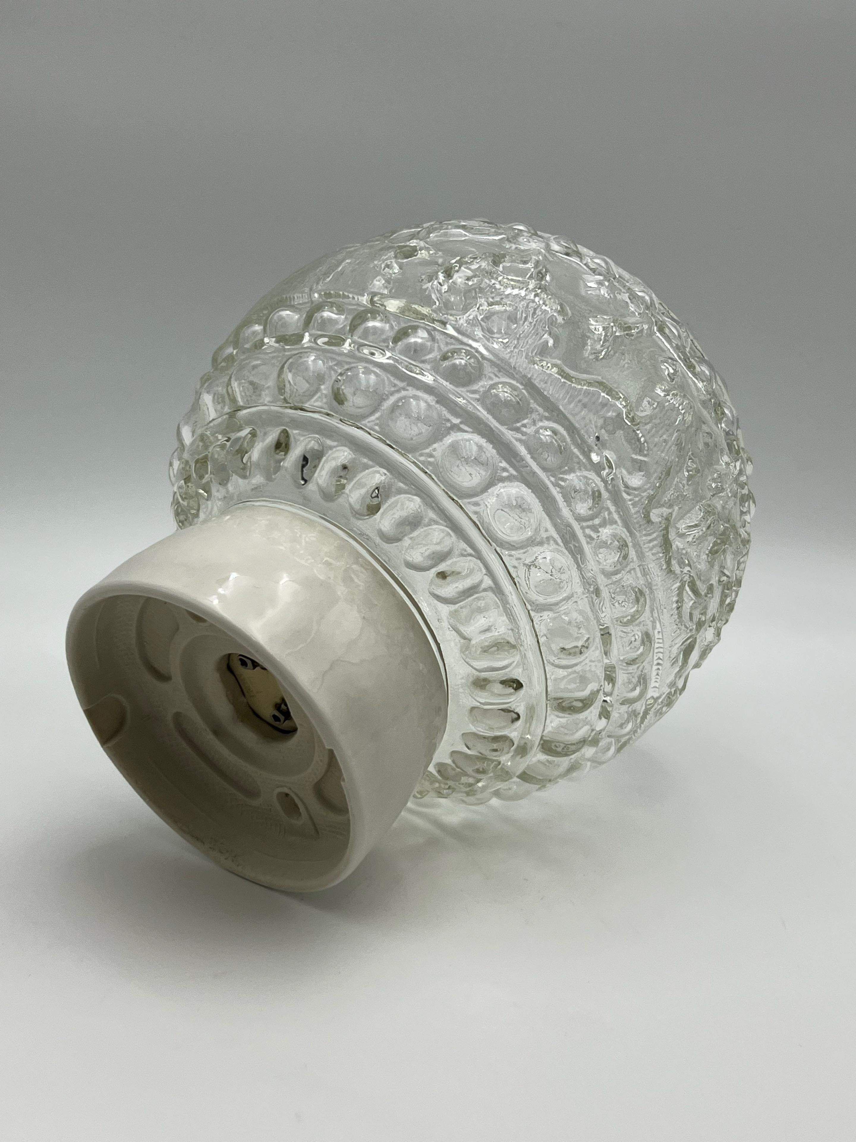 c.1940/50s Scandinavian Flush Mount Ceiling Lamp For Sale 7