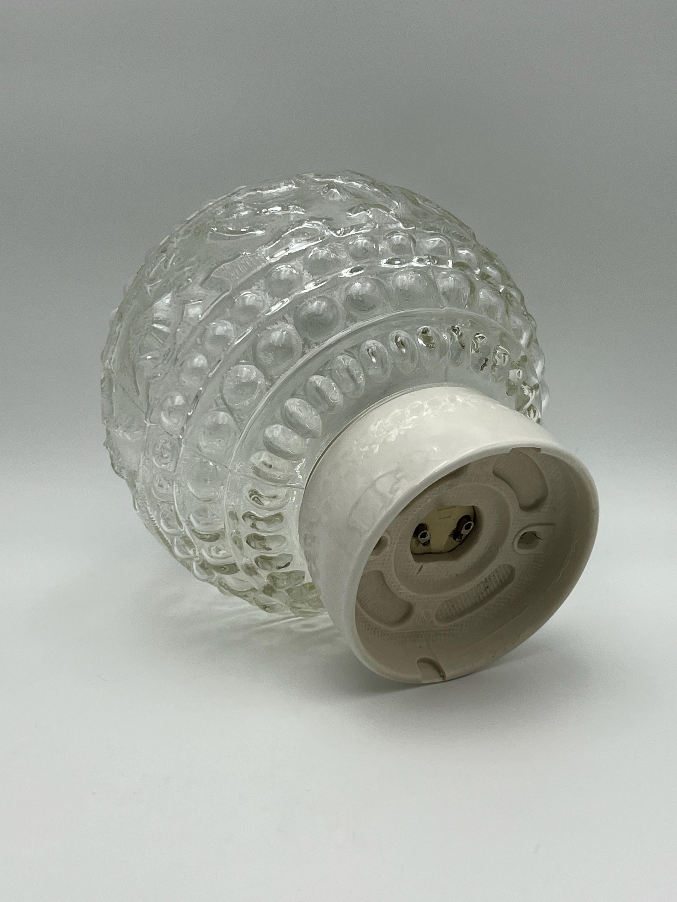 c.1940/50s Scandinavian Flush Mount Ceiling Lamp For Sale 9