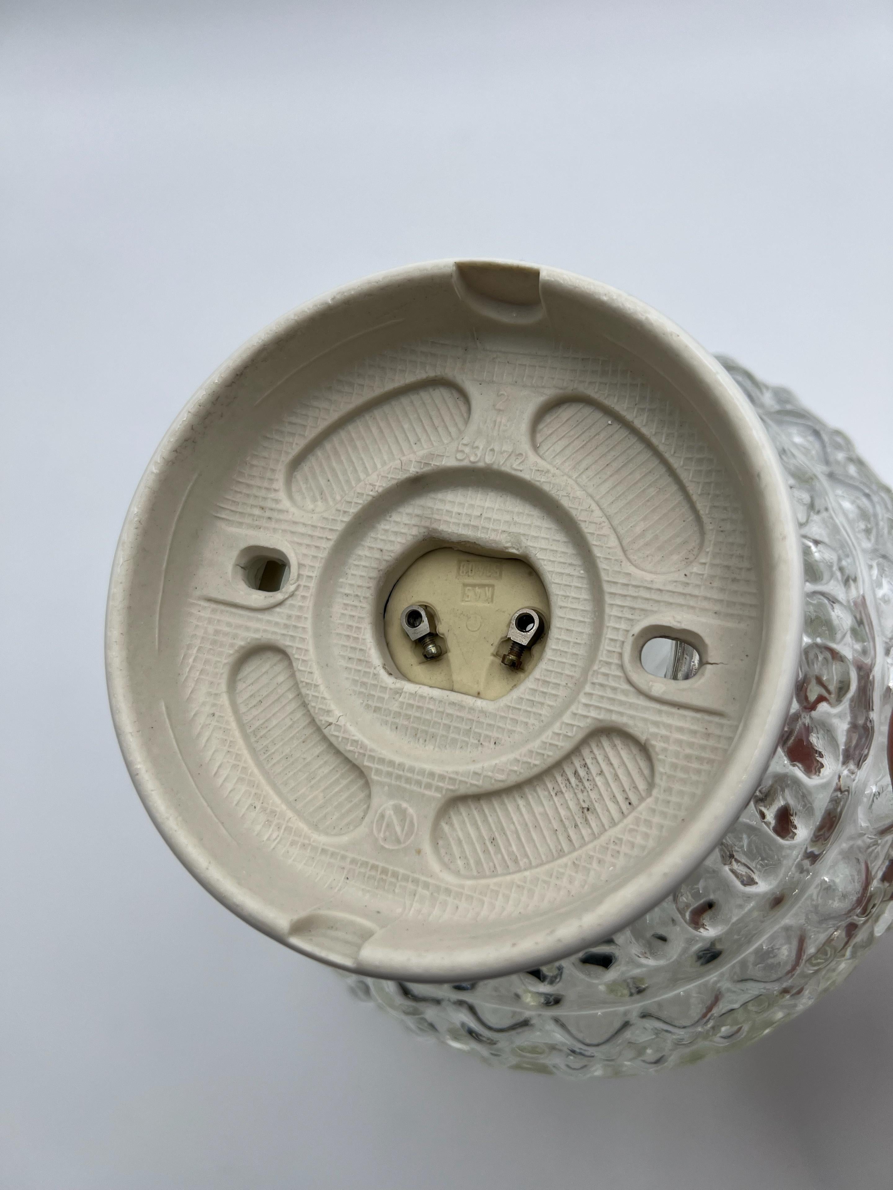 c.1940/50s Scandinavian Flush Mount Ceiling Lamp For Sale 10