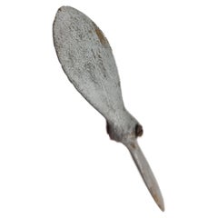 Handgefertigtes französisches Volkskunst-Flugzeug aus Holz mit Moving- Parts aus der Zeit um 1940