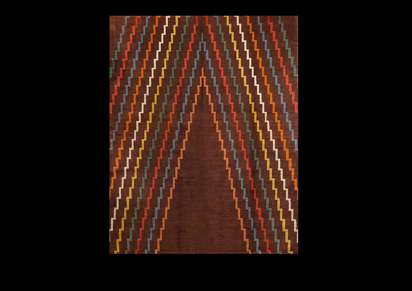 aztec wool rug