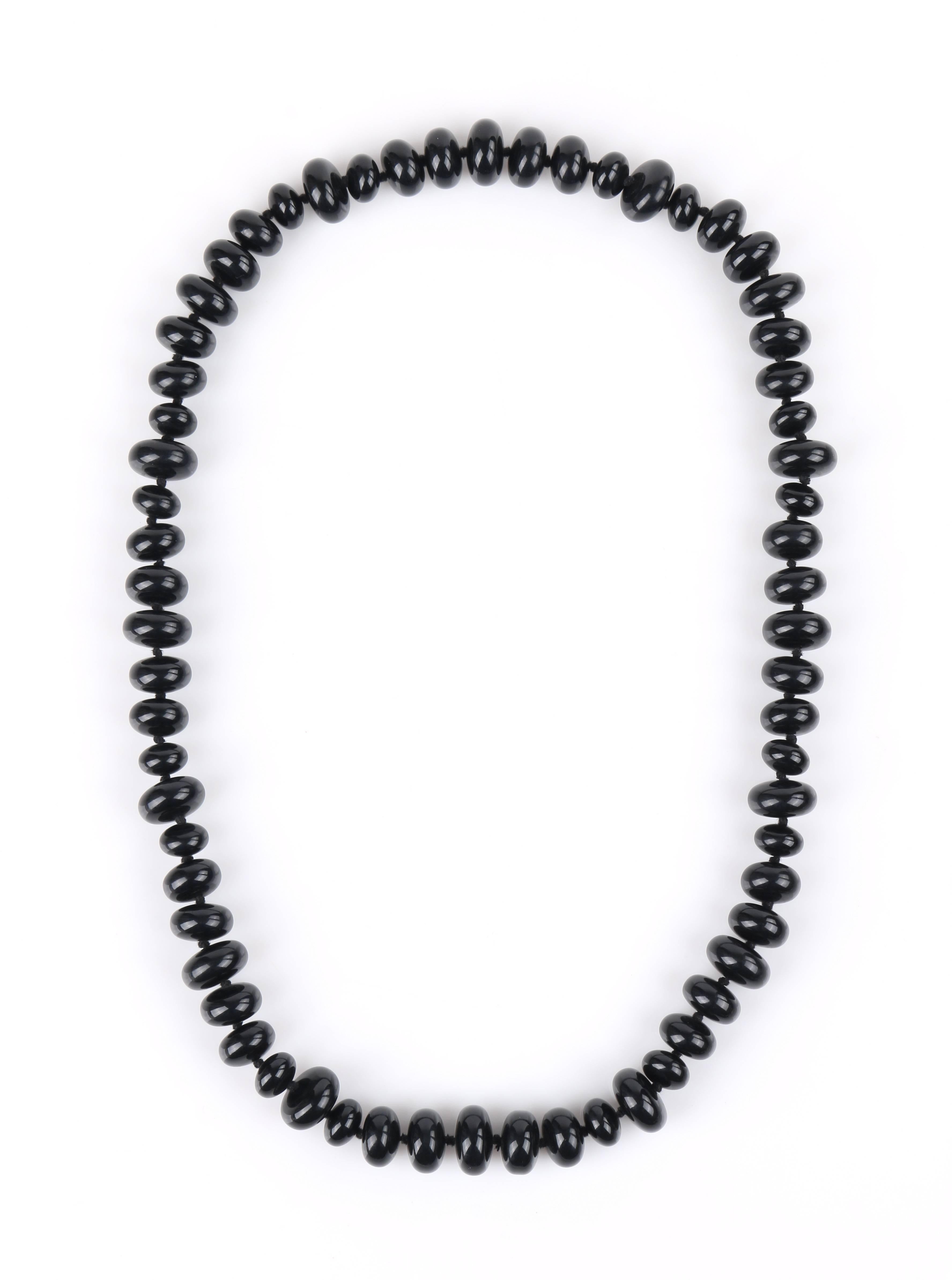 long black sparkly necklace
