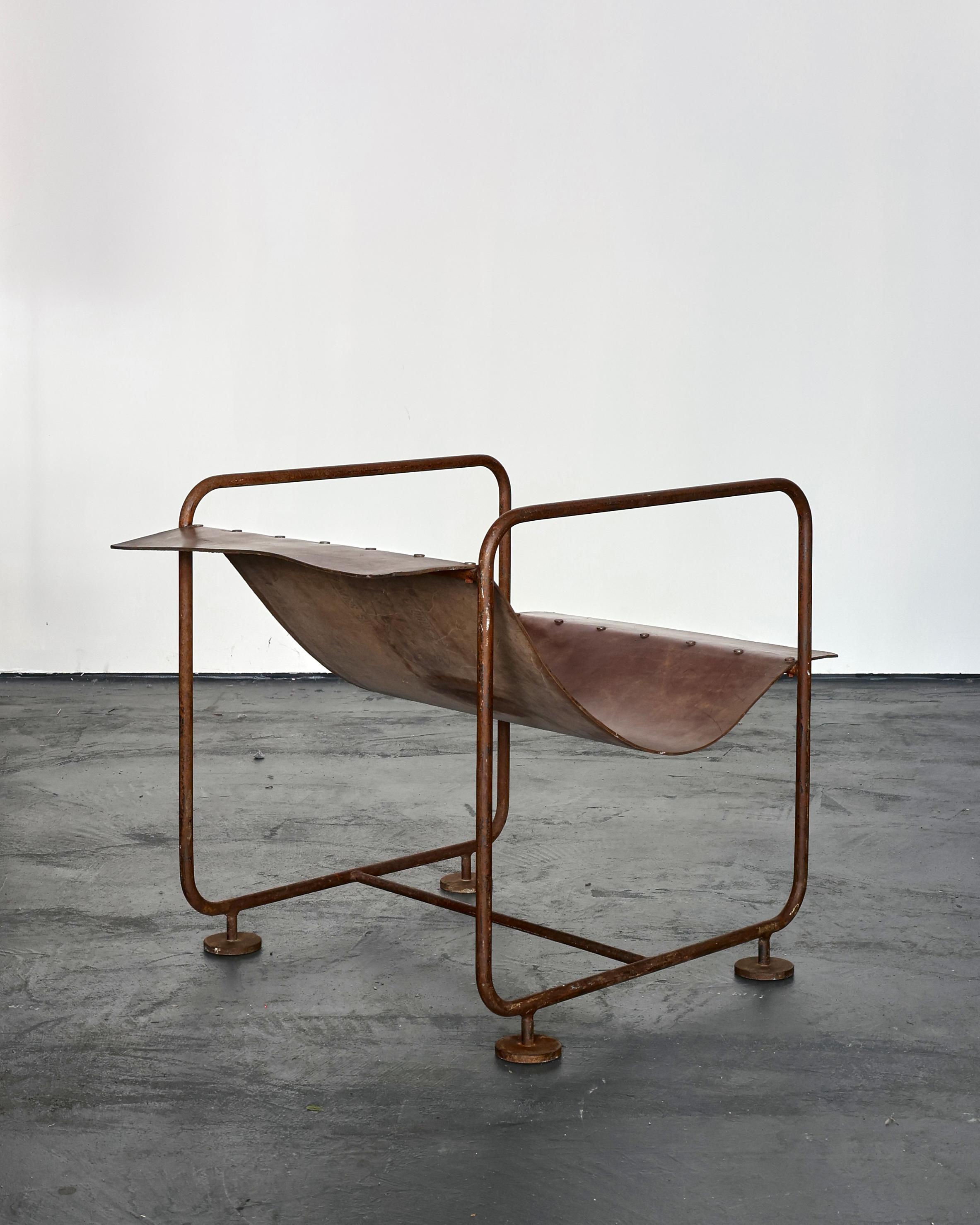 C.1940s Französisch Modernist Sessel Prototyp (Mitte des 20. Jahrhunderts) im Angebot